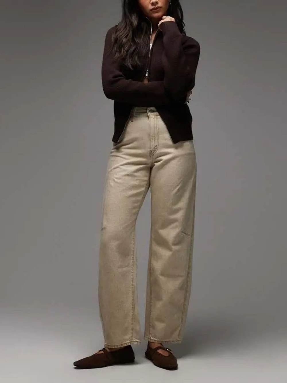 Levi's cinch barrel jeans in ecru